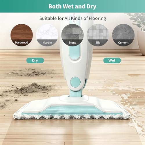 10 Pack Microfiber Steam Mop Replacement Pads for Shark S1000 S2001 S1000A S1000C S1000WM S1001C, Washable Reusable Super Absorbent Mop Pads Safe for All Floors - size: 10PCS