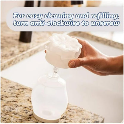 Soap Dispenser ~ Soap Daddy Dispenser for Kitchen, Refillable, BPA Free Plastic, White, 1 Count