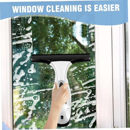 Window Vacuum Squeegee Cordless Electric Window Cleaner Squeegee Sparkling Finish Mirror Cleaner Tool for Showers Glass Countertops Tiles Vacuum, Electric, Vacuu