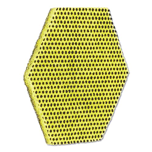 3M Scotch-Brite Dual Purpose Scouring Pad 96HEX Hexagon Shape Utility Sponge, 5 in x 5.75 in, 15/Case