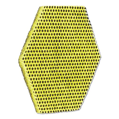 3M Scotch-Brite Dual Purpose Scouring Pad 96HEX Hexagon Shape Utility Sponge, 5 in x 5.75 in, 15/Case