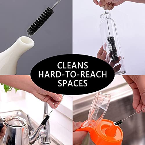 Utoolmart Steel Wire Cleaning Brush, Spiral Power Brush, 0.4-inch Diameter 12-inch Length, 2pcs - color: 2pcs, size: 1cm