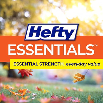 Hefty Essentials Extra Large 39 Gallon Trash Bags, 40 Count, Extra Large Trash Bags for Landscaping, Yard Waste, Basement Cleanouts, Home Remodeling, and More, Scent Free, Black - size: 1 Count (Pack of 40), style: Extra Large Black (39 Gallon)