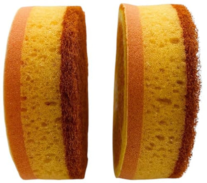 Siege 2 Sided Fruit Orange Design Sponges (2 Pk), 647