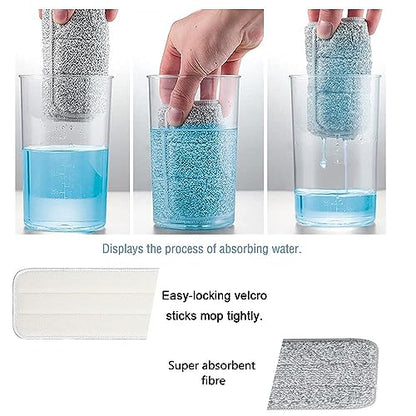6 Pack 32 Inch Dust Mop Head RefillCommercial Industrial Floor Mop Refill Pads for Hardwood Floors Replacement - size: 32 IN PADS