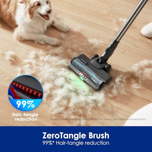 Tineco Pure ONE S50 Pro Cordless Vacuum, 200AW Suction, 95Min Runtime, Anti-Tangle Brush, 120° Green Light, Easily Tackles Large Debris, Stick Vacuum Cleaner for Pet Hair, Carpet & Hard Floor - size: S Series-S50 Pro