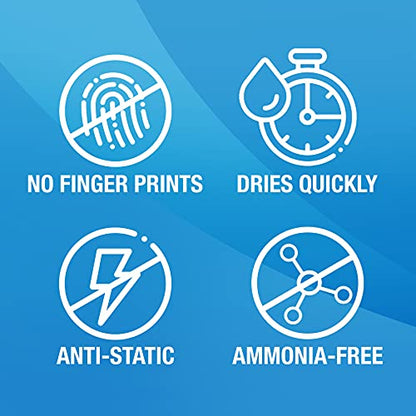 MiracleSpray for Electronics Cleaning, Safe Multisurface Cleaner for Any TV, Phone, Monitor, Keyboard, Screen, Computer, Includes Microfiber Towel - 16 Ounce Kit (Pack of 2) - size: 16 Fl Oz (Pack of 2)