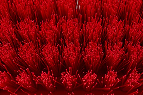 SPARTA Omni Sweep Plastic Push Broom Head, Heavy Duty, Industrial Broom With Color Code System For Outdoor, Indoor, Garage, Concrete, Patio, Kitchen, Bathroom, 18 Inches, Red - color: Red, size: 18 Inches