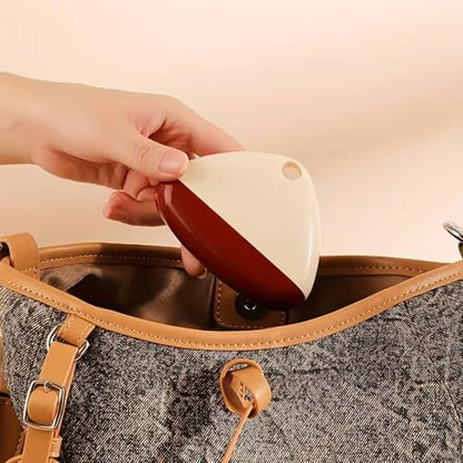 1pc Portable Washable Hair Remover Roller – Pet Hair, Lint, and Dust Remover for Clothes and Fabric – Reusable Hairball & Debris Cleaning Tool - RED