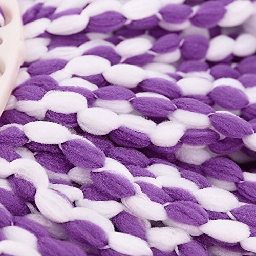 3 Pack Spin Mop Replacement Head, Round Shape Standard Size Microfiber Mop Head Refills for Hurrican, Mopnad, Casabell and Other Standard Size Spin Mop Systems - color: Purple