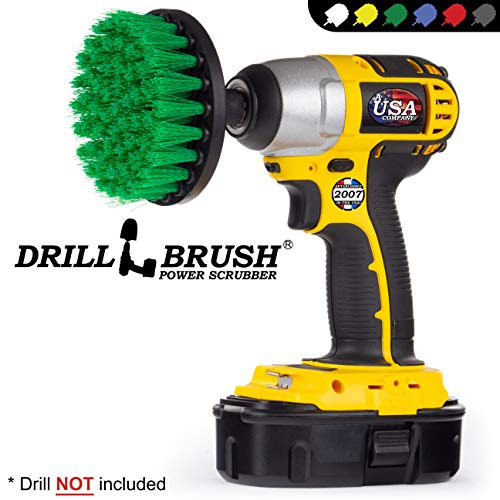 Kitchen Scrubbing Accessories - Stove Cleaning Brush - Cooktop Easy Cleaning Brushes - Griddle Scrubbing Tool - Oven Door Cleaning Brush - Skillet Brush - Kitchen Cleaning Supplies - Countertop Brush - color: Green