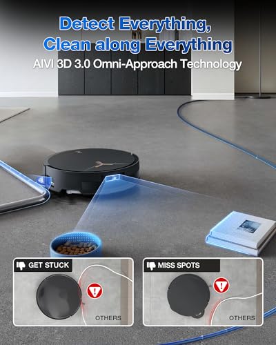 ECOVACS DEEBOT T50 MAX Robot Vacuum and Mop,18,500Pa Blast Suction,12-in-1 Omni Station,18mm Auto Mop Lift, Zero Tangle, TruEdge Edge Cleaning, Perfect for Pet Hair, Carpets & Hard Floors