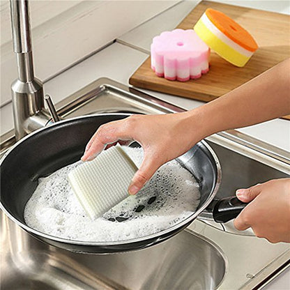 Multi-Purpose Scouring Pad by Scrub-It - Non-Scratch Cleaning Dobie Pads for Pots, Pans, Dishes, Utensils & Non-Stick Cookware - Sponge Scrubbers Use for Kitchen, Bathroom & More (12 Pack) - size: 12 Pack