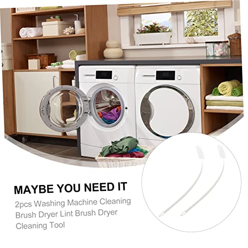 GLEAVI 2pcs Cleaning Brushes for Household Use Washing Machine Tool Dryer Lint Catcher Set