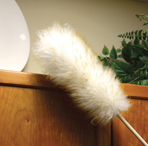 Norpro 24-Inch Pure Lambs Wool Duster with Wood Handle - size: 24-Inch