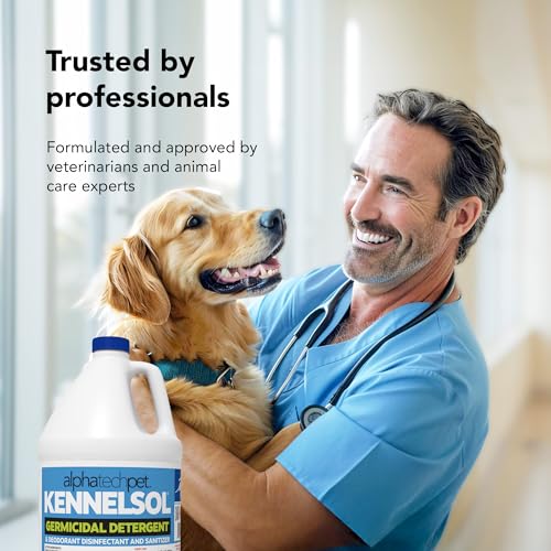 ATP KennelSol Dog Crate Cleaner & Disinfectant for Kennels, Cages, Floors, Litter Boxes & Hard Surfaces | EPA-Registered, Kills Bacteria & Viruses, Parvo Disinfectant | 128 Fl Oz - 4 Count - size: 1 Count (Pack of 1)