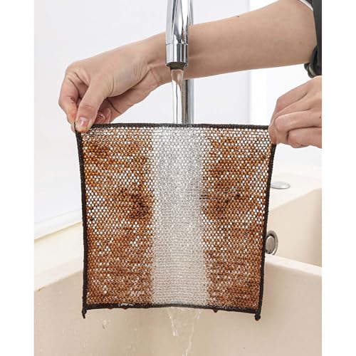 HIC Kitchen Multi-Use Non-Scratch Wire Cleaning Cloths, Set of 6 - style: Wire Cloths, Set/6