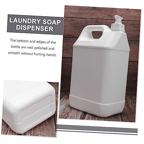 Laundry Detergent Dispenser Refillable Soap Dispenser Pump for Home Large Pump Bottle for Shower Gel
