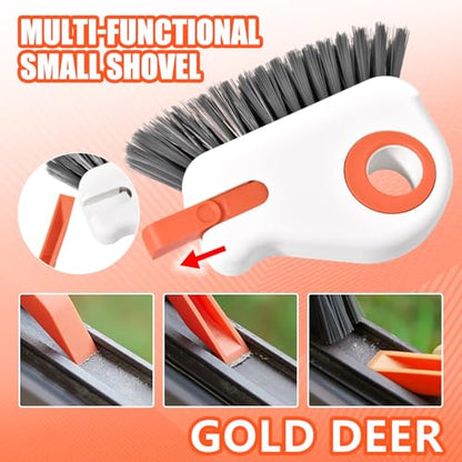 9Pcs Window Track Cleaner Set,Groove Cleaning Brush Tools,Window Sill Gap Track Cleaning Tools,Multifunctional Gap Scrub Brush,Magic Window Track Cleaner for Household Use, Kitchen
