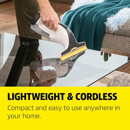 Kärcher WV 6 Electric Window Vacuum Squeegee 11" - Cleans Showers, Mirrors, Glass, and Countertops - Electric Squeegee - style: WV 6 White