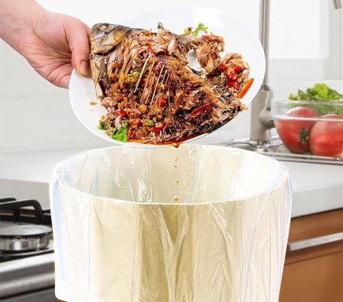 4 Gallon Bathroom Trash Bags,120 Count 6 Rolls Small Trash Garbage Bags, Strong Thin Material Disposable Trash Bags for Office, Home Waste Bin (4Gallon Gold, 120 Count) - color: 4Gallon Gold