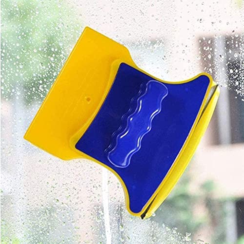 Home Double Side Magnetic Window Cleaner Ultra-Strong Both Side Glass Surface Cleaning Brush Wiper Tools with ergonomic handle design for High-rise and Car Glazed Windows Thickness 3-8mm