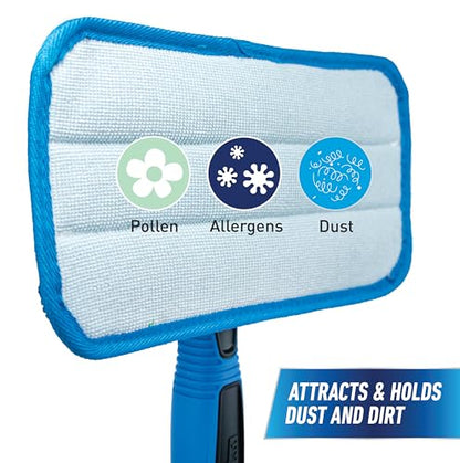 Unger Professional ProClean Indoor Window Cleaning Replacement Pads, 2 Pack, Hold Dust and Dirt, Works with Glass Cleaners and Solutions, Non-Drip Surface Pad - size: 1 Count (Pack of 2), style: ProClean Replacement Pads