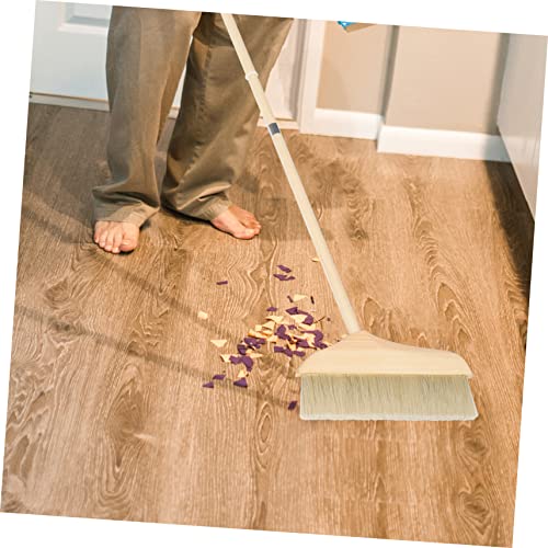 Vaguelly Detachable Long Handle Soft Bristle Sweeping Broom for Efficient Floor Cleaning Home Kitchen and Living for Carpets and Hardwood Floors
