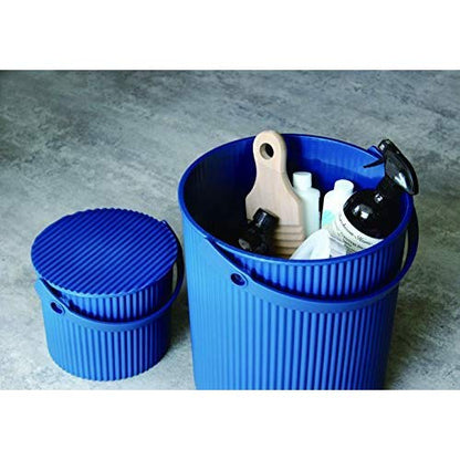 Yawata Kasei 228813 Omniutti Bucket with Lid, Black, L 3.2 gal (10 L) Sceltevie omnioutil Neutral - color: Black, style: Size L: 3.8 gal (10