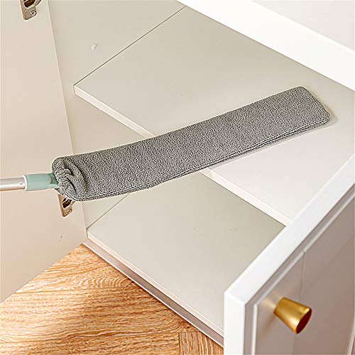 Retractable Gap Dust Cleaner Cleaning Tools with Long Handle 39 inches 2024 New Washable and Retractable Microfibre Feather Duster Brush for Cleaning Under Appliances Furniture Couch Fridge