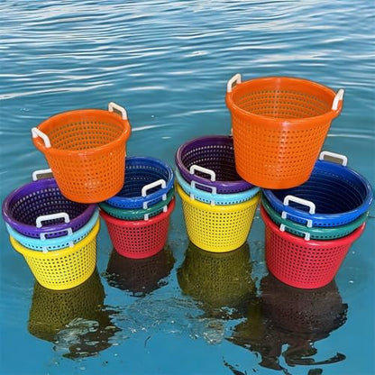 Handy Basket - Blue for Fishing, Laundry, heavy duty, hold up 40 lbs, can take hot and cold condition, used by commercial fishermen for decades.