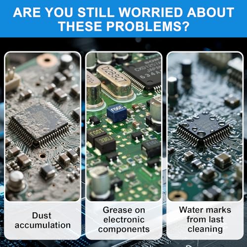 JAOJAO 250ml Electronic Contact Cleaner, Circuit Board Cleaner Fast Drying Precision Electronics Cleaning for Circuit Boards Appliance Control Boards Switches & Connectors, Transparent