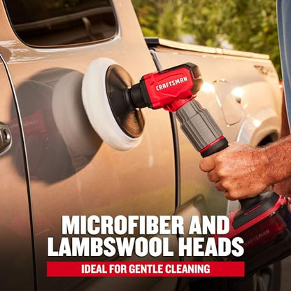 CRAFTSMAN Power Scrubber Microfiber Brush Set for V20 Cordless 2-in-1 Power Scrubber (CMCPSMFB) - style: Microfiber Brush Set