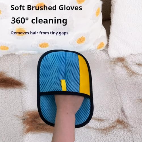 Purepath Hair Removal Glove, Pet Hair Removal Glove for Dogs & Cats Reusable Magic Brush Cat Hair Remover ,Pure Path Yomi Pet Hair Remover Glove Tool for Carpet,Clothes,Car Mats,Couch,Bed,Furniture