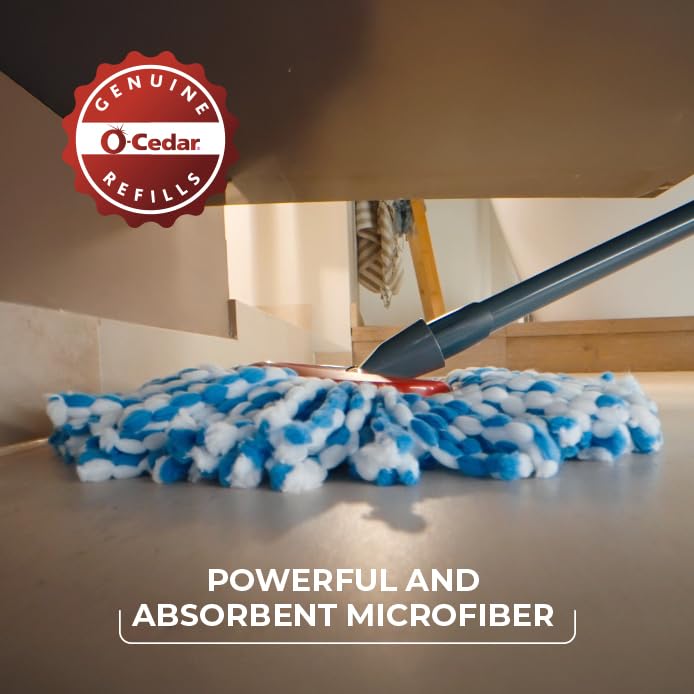 O-Cedar RinseClean Spin Mop Microfiber Refill, 1 CT (Pack of 2) - size: 2-Pack