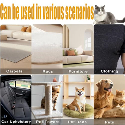 Pet Hair Remover Gloves for Cats & Dogs, Reusable Cat Dog Electrostatic Hair Remover Grooming Glove Tool-2PS