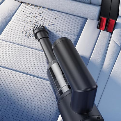 Handheld Window Vacuum Strong Suction Rechargeable Machine Suitable for Home and Office Glass Window Vacuum - color: Black