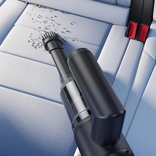 Handheld Window Vacuum Strong Suction Rechargeable Machine Suitable for Home and Office Glass Window Vacuum - color: White