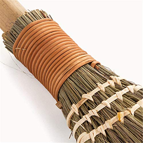 Handmade Straw Brooms for Sweeping, Natural Soft Straw Broom for Cleaning Indoor-Outdoor, Office, Sofa, Floor Car, Decor Idea -12 X 8 Inches (1 PC)