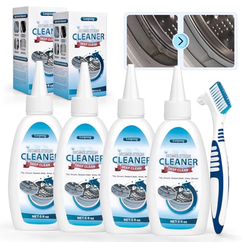 Leopong Home Cleaner Gel, Cleaner for Washing Machine, Refrigerator Strips, Household Shower, Kitchen Sinks, Walls, Tiles, Bathrooms- 20 fl oz - size: 10 Fl Oz (Pack of 2)