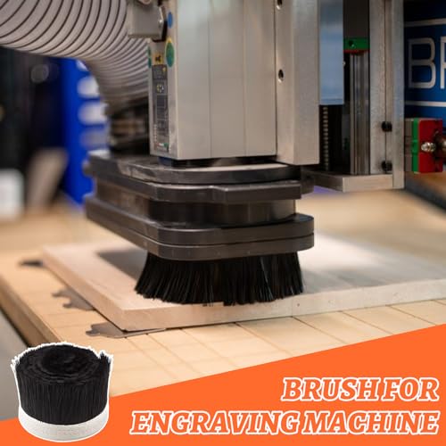 100mm Dust Shoe Brush, STARVAST CNC Vacuum Brush for Vacuum Cleaner Engraving Machine Dust Cover Work on CNC Router Spindle Motor - size: 100mm CNC Vacuum Dust Brush
