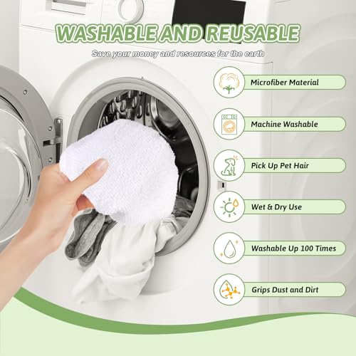 12Pack Microfiber Cloths for Handheld Steam Cleaner Compatible with Bissell Steam Shot, Comforday, PurSteam, Wagner Spraytech, Universal Washable Steam Cleaner Accessories - color: 12PCS