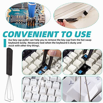 13Pcs Keyboard Lube Kit Keyboard Tools with Tweezers Keycap Puller Remover, Switch Opener, Switch Puller, 4-Claw Grabber, Grease and Lube Brush Cleaning Brush for Mechanical Keyboard