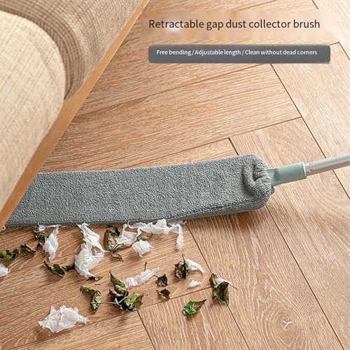 2026 New Retractable Gap Dust Cleaning Artifact with 3 Microfiber Dusting Cloths,Extendable Duster Cleaning Tool,Reusable Washable Dusting Wand for Home,Ceiling,Blinds,Furniture(1PCS) - color: 1pcs