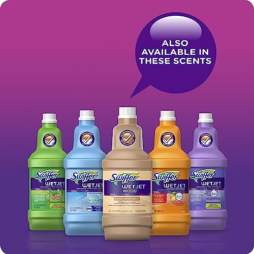 Swiffer Floor Cleaner Solution Refill, Lavender, 42.2 Fl Oz, Pack of 4 - size: 42.2 Fl Oz (Pack of 4)