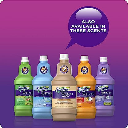 Swiffer Floor Cleaner Solution Refill, Lavender, 42.2 Fl Oz, Pack of 4 - size: 42.2 Fl Oz (Pack of 4)