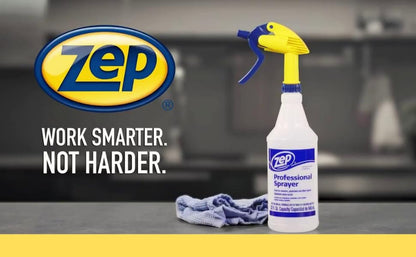 Zep Professional Sprayer Bottle - 32 oz (Case of 36) - HDPRO36 - Versatile Adjustable Nozzle, With A Fine Mist or Powerful Spray; Refillable For Diluted Concentrate