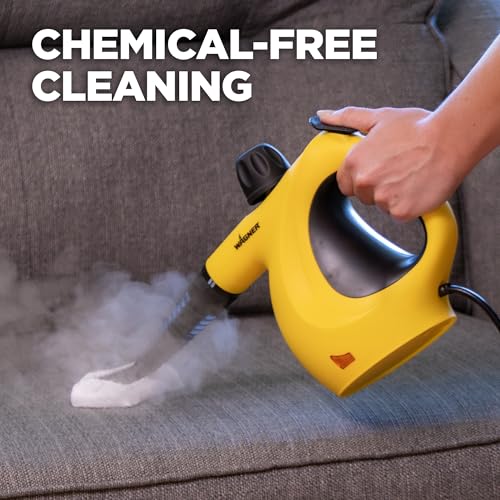 Wagner 2460111 505e Handheld Steam Cleaner, Multi-purpose Steamer, 11 Attachments, Chemical-Free Cleaning, Pet and Kid Safe