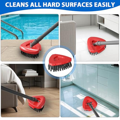 Small Full Bristle Scrub Brush ONLY for O-Cedar RinseClean 2-Tank System - color: Gray (1 Pcs for Rinseclean)