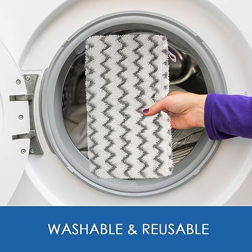 Upgraded Scrub Steam Mop Pad for Shark Steam Pocket Mop S3501 S3601 S2901 S2902 S3550 S3801 S3901 SE450 S3601D S3901D, Steam Mop Replacement Pads for All Hard Floors, 3 Pack - color: 3 Pack Scrub Plush